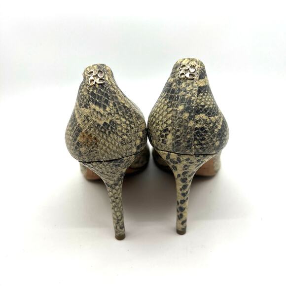 COACH Teddie Snake Print Leather Pumps Women's 8.5 US - Picture 6 of 9